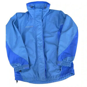 Columbia Core Interchange Jacket Blue‎ Small Outdoor Hiking Camping Durable Fall